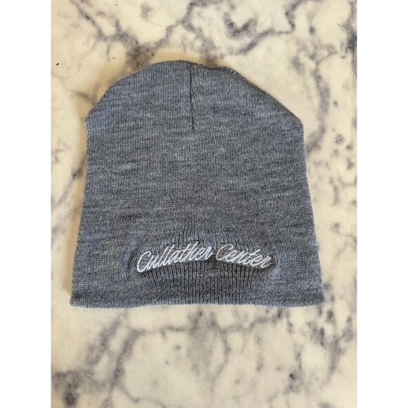 Cullather Center Cap America Heather Grey Knit with Cuff Beanie Winter Hat - Picture 1 of 5